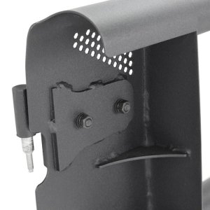 Jeep Gladiator JT Door Replacements - Rear - Go Rhino - Trailline Tube Doors - Black textured powder coat - `20-`21